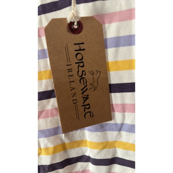 Horseware Ireland sleeveless Stripe Polo XXL 14 NWT - Picture 6 of 9